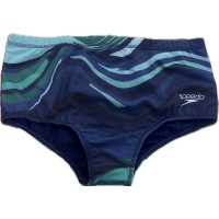 SUNGA SPEEDO WAVES - AZUL/VERDE